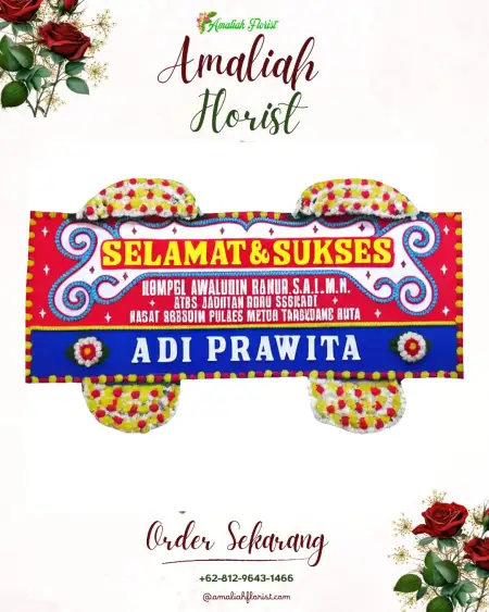 Papan Bunga Ucapan Selamat Cigobang